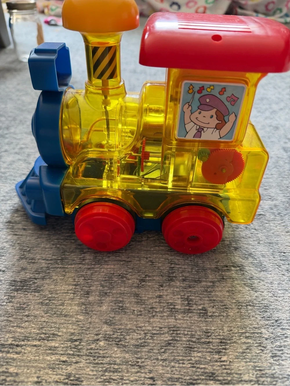 See through yellow train- tested - does not work- can be used for display